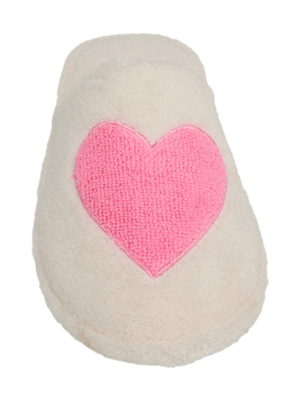 Bobbie Brooks Ladies' Plush Slippers, Heart Design, L/XL